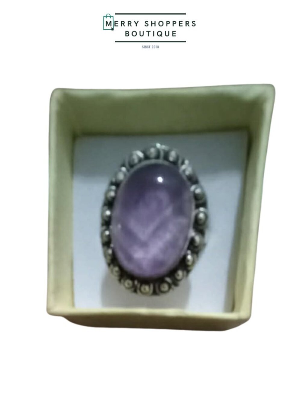 Sterling Silver Amethyst  Ring